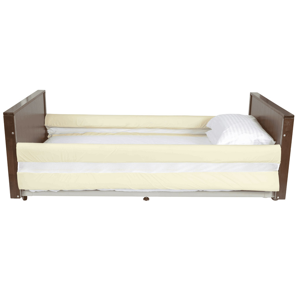 Buy 2Bar Mesh Bed Rail Bumpers Zip Fasten Extended by 20cm length