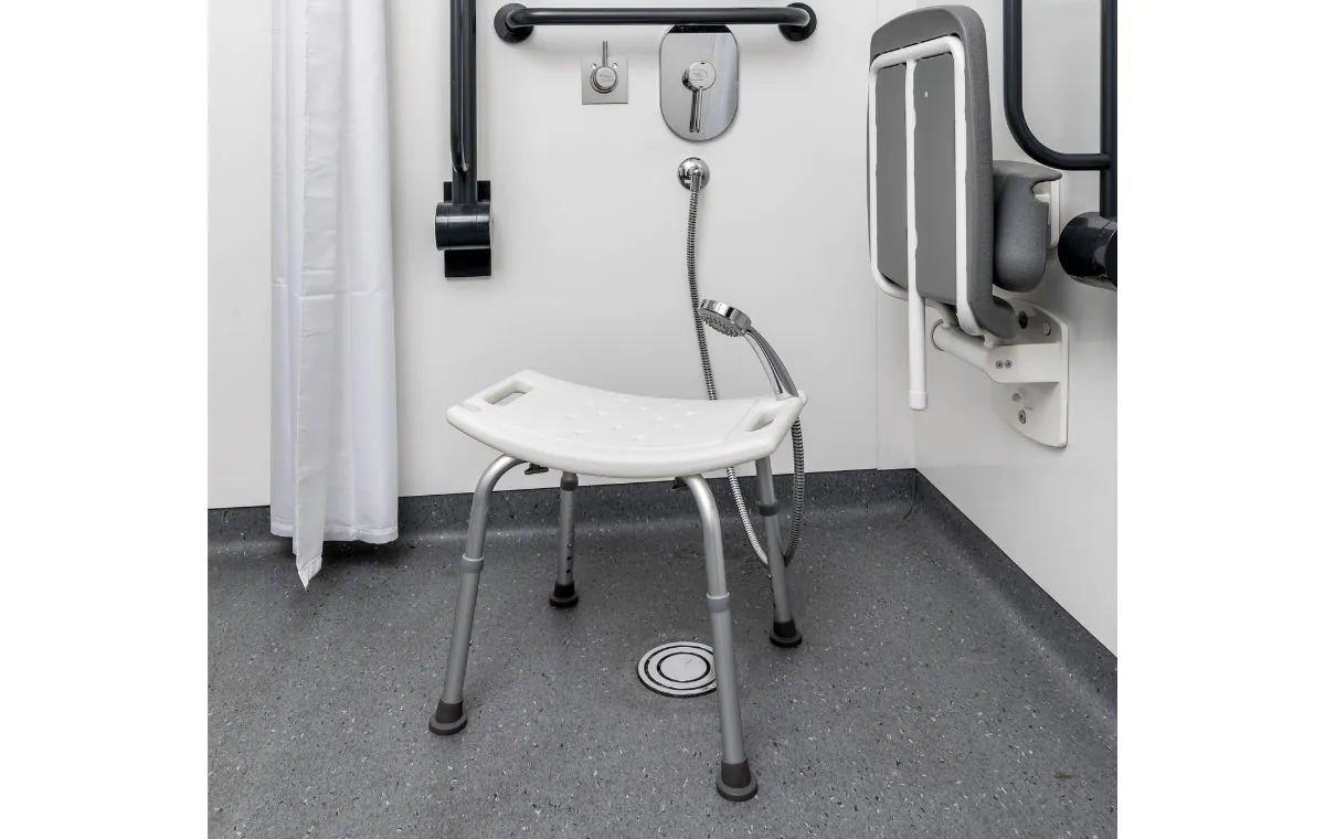 Alerta Aluminium Shower Stool